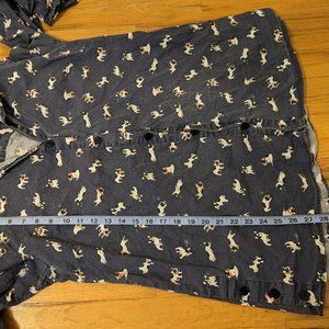 Boston Terrier Smock Blouse